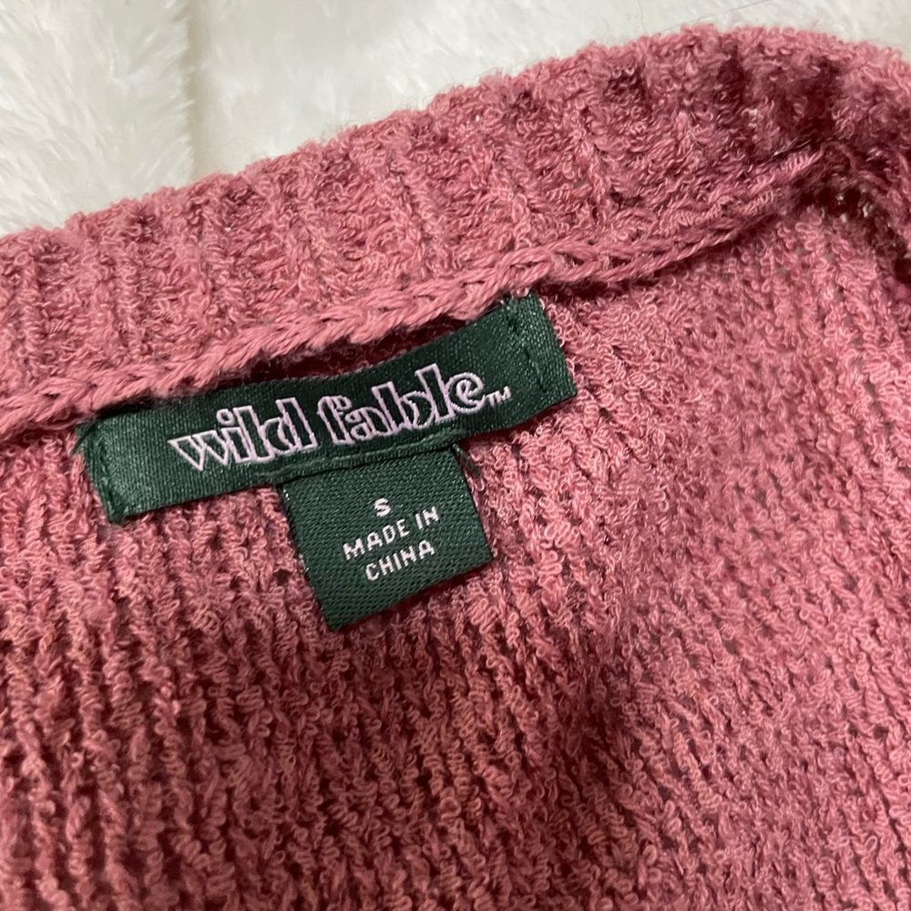 Pink Knit Cardigan - Picture 5 of 5
